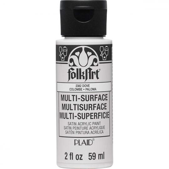 Plaid Folkart - Multi-Surface Satin Acrylfarbe - 59ml dove / Taube