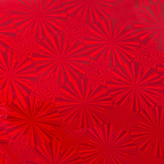 Couture Creations Heißfolienstempel Folie 12,5 x 500cm Rot Hologramm (Spiegelglanz)