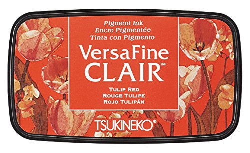 Tsukineko VersaFine clair Stempelkissen Tulip Red / Mohnrot