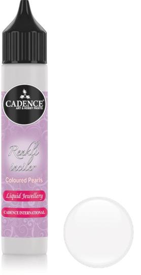 Cadence Perlen Pen - 25ml Weiß Weiß