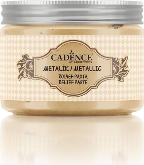 Cadence Texture Metallic-Reliefpaste 150ml Gold Gold