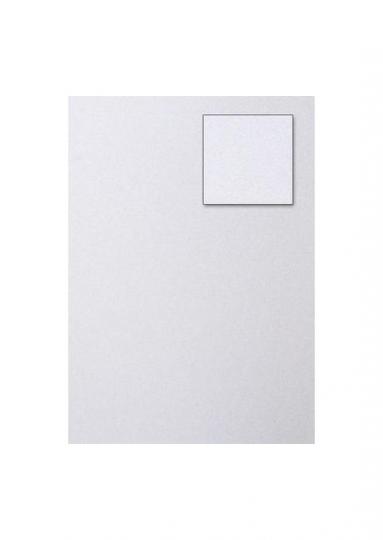 Glitterkarton DIN A4  200g/m²  - 1 Bogen weiss