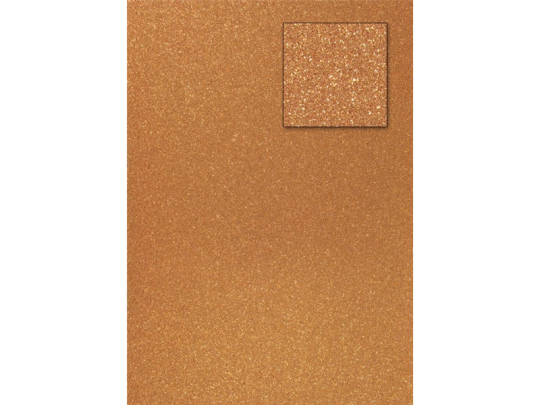 Glitterkarton DIN A4  200g/m²  - 1 Bogen champanger