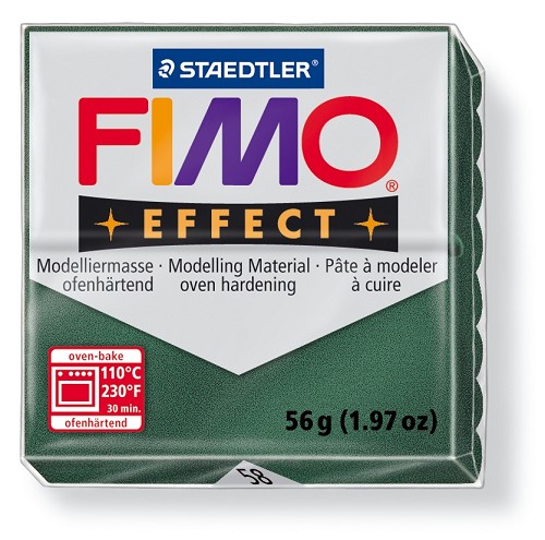 STAEDTLER Fimo Effect 56g Metallic opalgrün