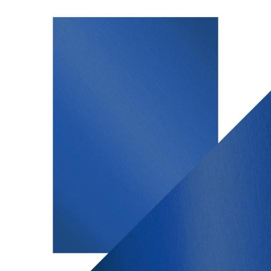 Tonic Studios Satin-Spiegelkarton DIN A4  250g/m²  - 5 Bögen Blau Velour