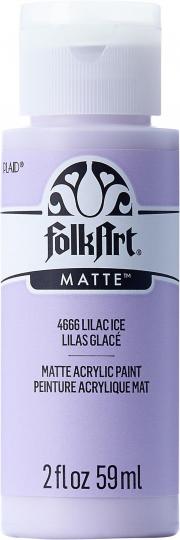 Plaid Folkart - Matte Premium Acrylfarbe - 59ml Lilac Ice / Lila Eis