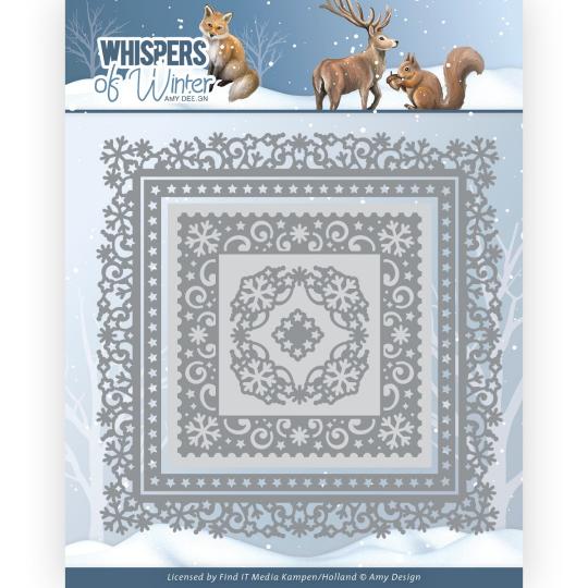 Stanzschablone - Amy Design - Whispers of Winter - Winter Quadrat 