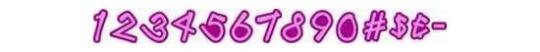 Accucut Zip'eCuts Stanzer Alphabet Goofy Zahlen ca. 3,5cm 