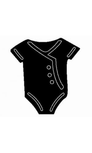 Accucut Zip'eCuts Stanzer  Everyday Babybody Motivgr. ca. 6X5,8cm 