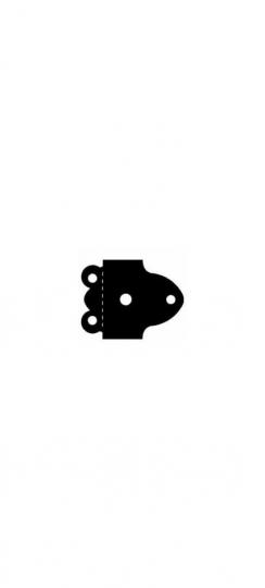 Accucut Zip'eCuts Stanzer Hardware Scharnier Nr.4 