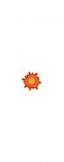 Accucut Zip´eSnaps Stanzer StanzPlatte Sonne 4,76x4,60cm 