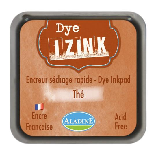 Aladine IZINK DYE Stempelkissen Thé / Braun Thé / Braun