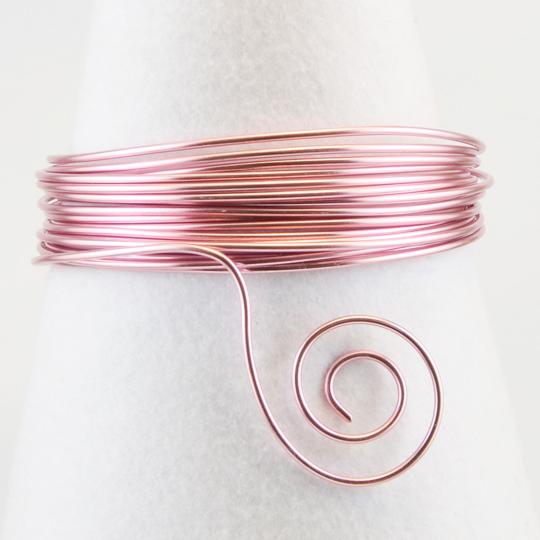 Aluminiumdraht Aludraht 1,5mm x 5m ELOXIERT Rose Rose