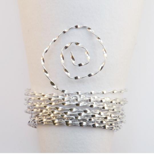 Aluminiumdraht Aludraht Wire curl 3mm x 5m - Silber 