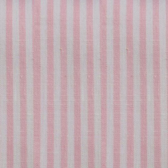 Baumwollstoff Webware Basic mit Muster 45x50cm Gestreift Hellrosa / Weiß Gestreift Hellrosa / Weiß