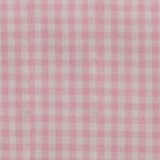 Baumwollstoff Webware Basic mit Muster 45x50cm Kariert Hellrosa / Weiß Kariert Hellrosa / Weiß