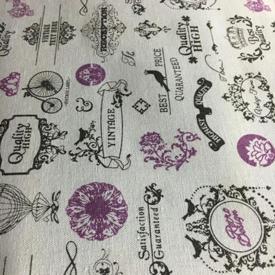 Baumwollstoff Webware bedruckt "Vintage" 50x70cm Vintage Vintage