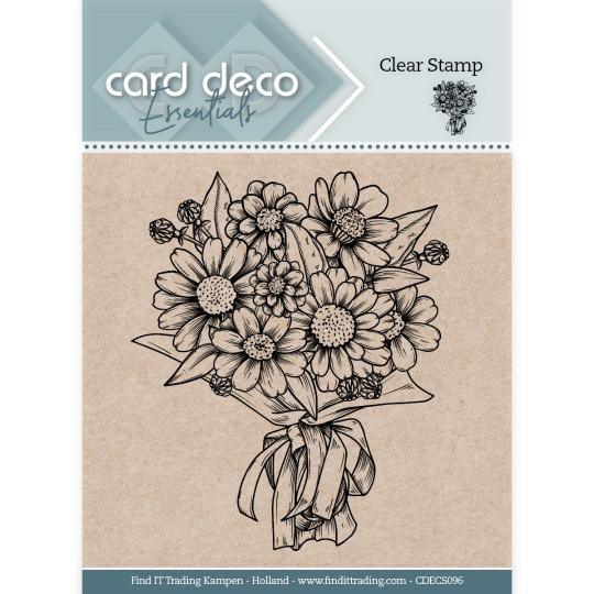 Card Deco Essentials Clearstempel  - Blumenstrauß 