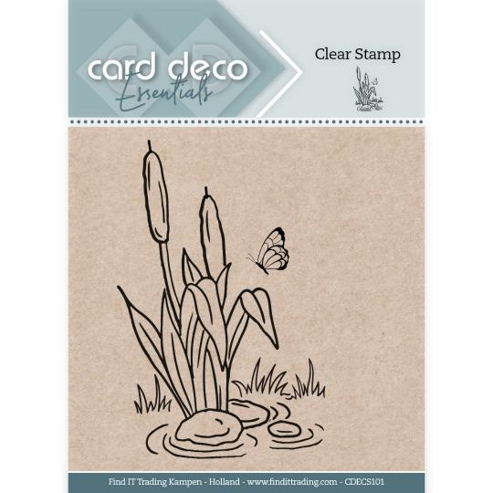 Card Deco Essentials Clearstempel  - Schilf 