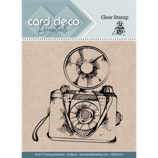 Card Deco Essentials Clearstempel  - Fotoapperat 