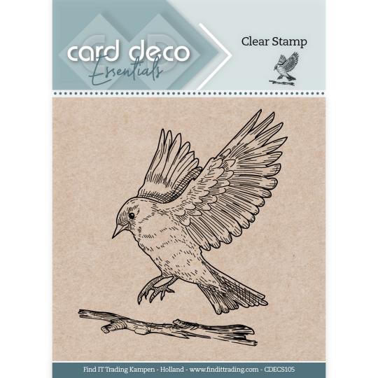 Card Deco Essentials Clearstempel  - Fliegender Vogel 