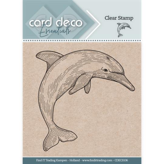 Card Deco Essentials Clearstempel  - Delphin 