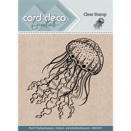 Card Deco Essentials Clearstempel  - Qualle 