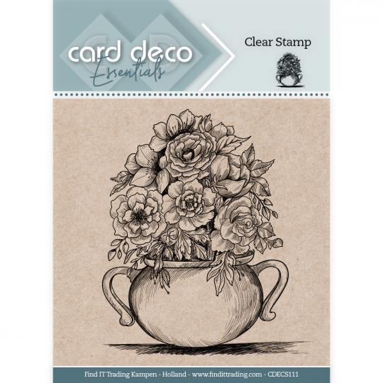 Card Deco Essentials Clearstempel  - Urban Blumen 