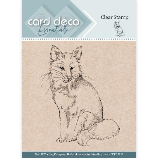 Card Deco Essentials Clearstempel  - Fuchs 