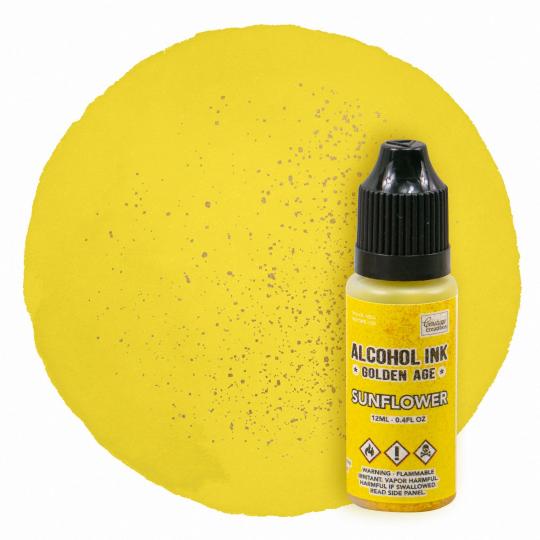 Couture Creations Alcohol Ink Golden Age Tinte - 12ml Sunflower / Gelb