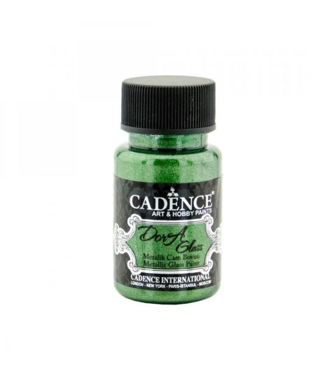 Cadence Dora Glas & Porzellanfarbe Glitzer-Metallic - 50ml Grün Grün