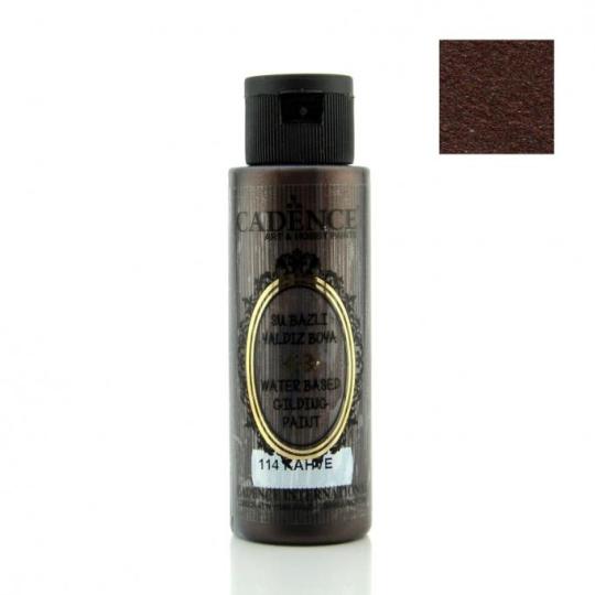 Cadence Gilding Metallic Acrylfarbe 70ml Braun Braun