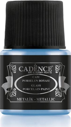Cadence Glas- und Porzellanfarbe - Opak -  45ml Metallic-Perlmutt Metallic-Perlmutt