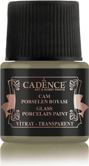 Cadence Glas- und Porzellanfarbe - transparent -  45ml Ölgrün Ölgrün