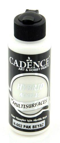 Cadence - Hybrid-Multi-Surface Satin Acrylfarbe - 120ml Reines Weiß Reines Weiß