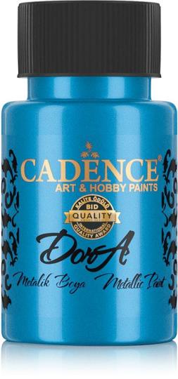 Cadence - Metallic Acrylfarbe - Dora - 50ml Blau Blau