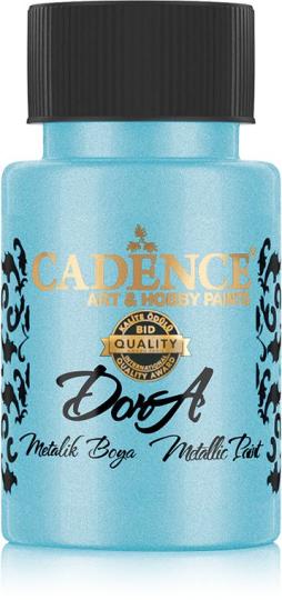 Cadence - Metallic Acrylfarbe - Dora - 50ml Blau Grün Blau Grün