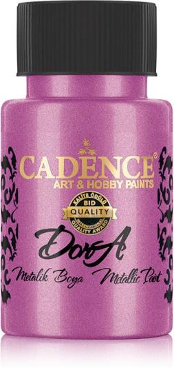 Cadence - Metallic Acrylfarbe - Dora - 50ml Helles-Fuchsia Helles-Fuchsia