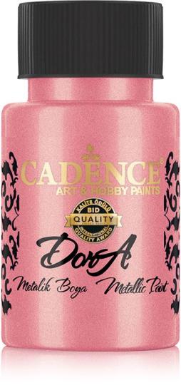 Cadence - Metallic Acrylfarbe - Dora - 50ml Rosa-Sorbet Rosa-Sorbet