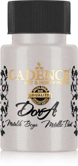 Cadence - Metallic Acrylfarbe - Dora - 50ml Silber Silber