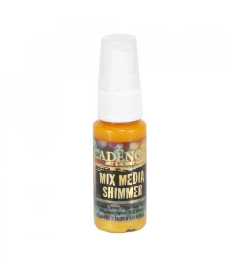 Cadence Mix Media Metallic Shimmer Ink Spray - 25ml Gelb Gelb
