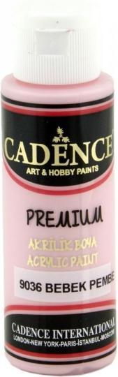 Cadence Premium Acrylfarbe (Halbmatt) 70ml Baby Pink Baby Pink
