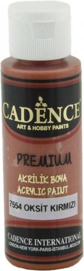 Cadence Premium Acrylfarbe (Halbmatt) 70ml Oxid - Rot Oxid - Rot