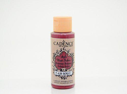 Cadence Textil Style Matt - Stoffmalfarbe - 59ml Bordeaux Bordeaux