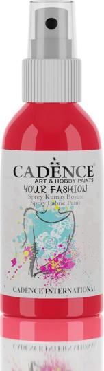 Cadence Textil Your Fashion Spray - Stoffsprühfarbe - 100ml Scharlachrot Scharlachrot