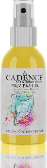 Cadence Textil Your Fashion Spray - Stoffsprühfarbe - 100ml Zitronengelb Zitronengelb