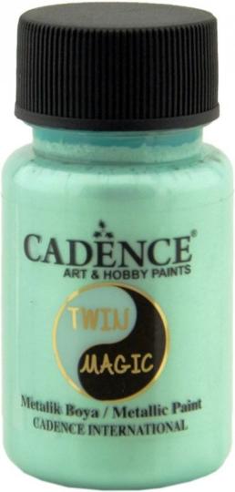 Cadence Twin Magic Metallic-Farbe 50ml - Zwei Schimmer Farbe Gold-Aqua Gold-Aqua