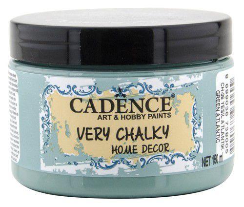 Cadence Very Chalky - Kreide Farbe - Ultra Matt  - 150ml Grüner Atlantik Grüner Atlantik