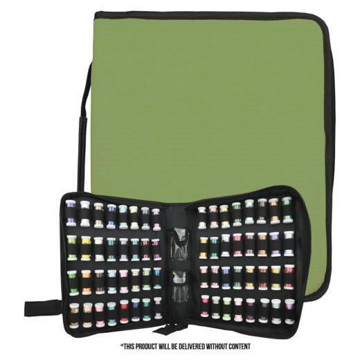 Card Deco Essentials Aufbewahrungsmappe für 64 Nähgarn Spulen 