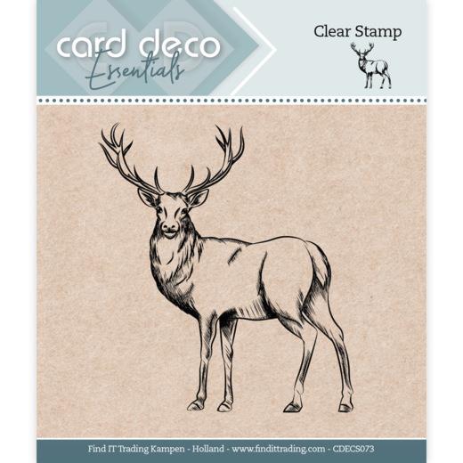 Card Deco Essentials Clearstempel  - Hirsch 
